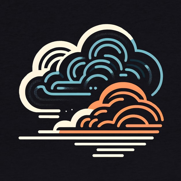 Abstract Cloudscape by SimplyStitch Shop